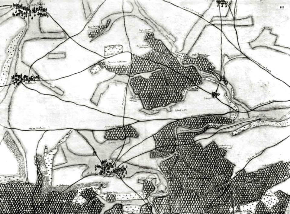 Kiesersche Forstkarte Nr. 137 Mittel-Brüden