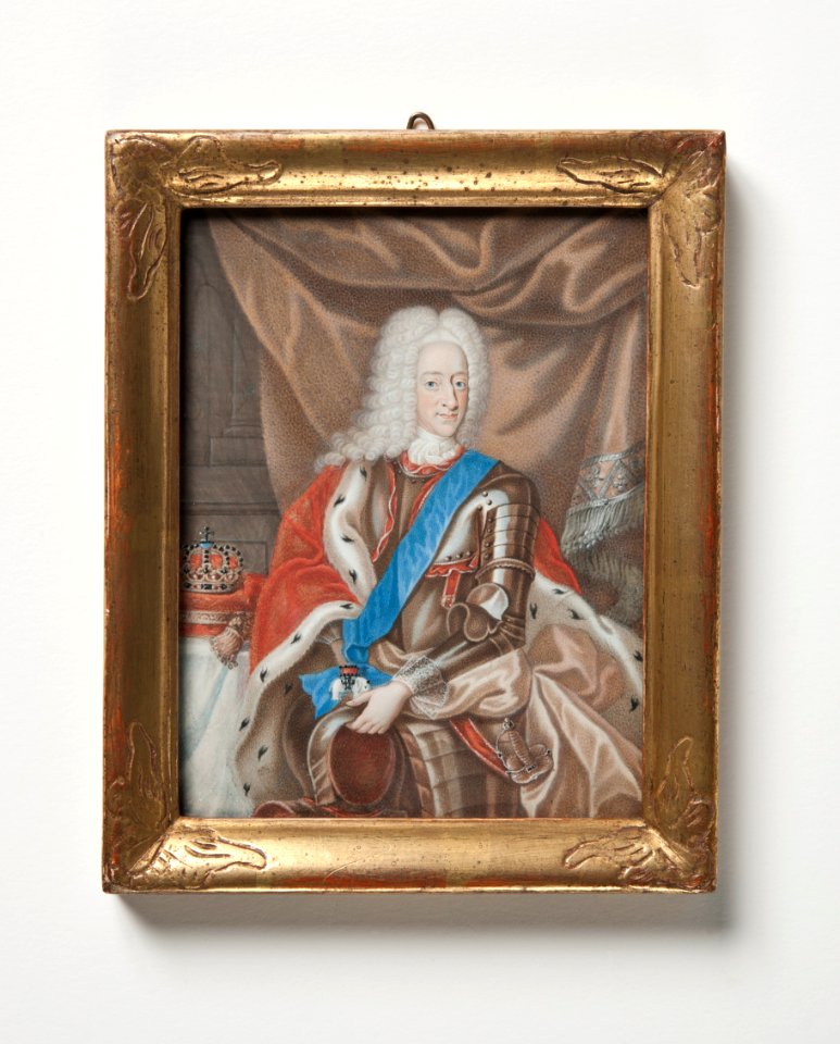 King Frederik IV of Denmark and Norway (Heinrich Jacob Pohle) - Nationalmuseum - 24374