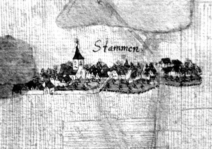 Kiesersche Forstkarte Nr. 176 Stammen (Stuttgart-Stammheim) Detail