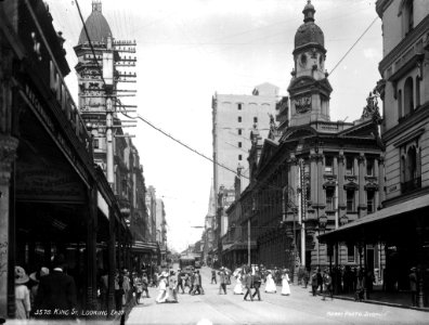 King Street, looking east, Sydney from The Powerhouse Museum Collection photo