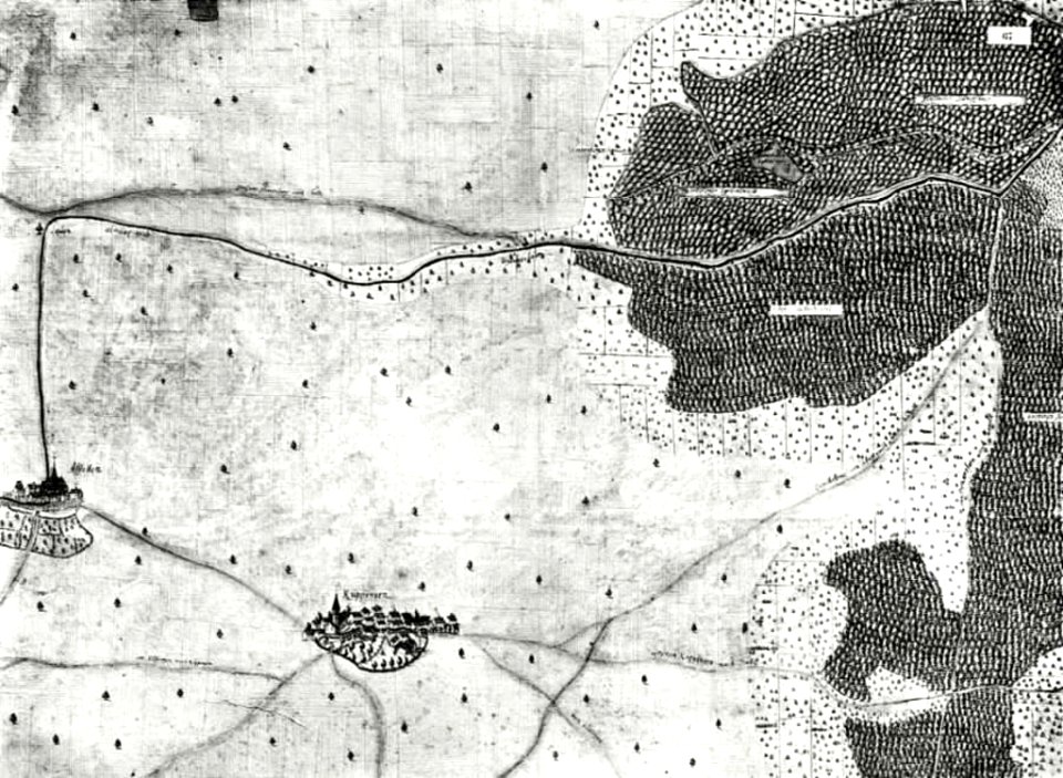 Kiesersche Forstkarte Nr. 67 Kuppingen