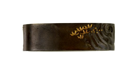 Kikugawa Hisahide - Fuchi with a Lion near a Waterfall - Walters 511100 - Back