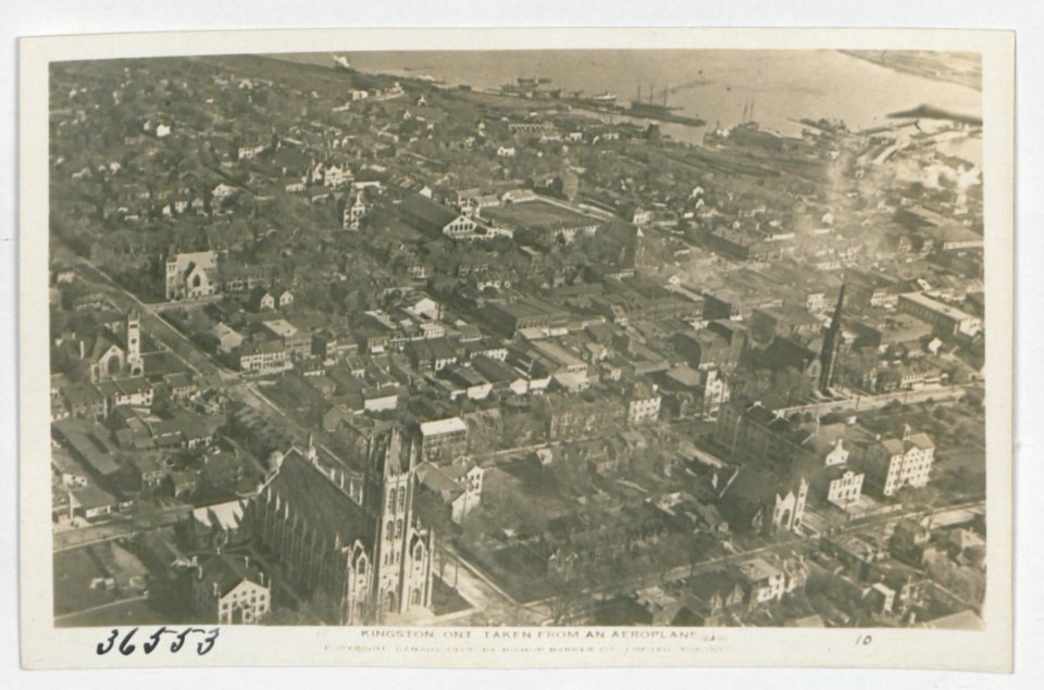 Kingston Ontario from the Air (HS85-10-36553) original