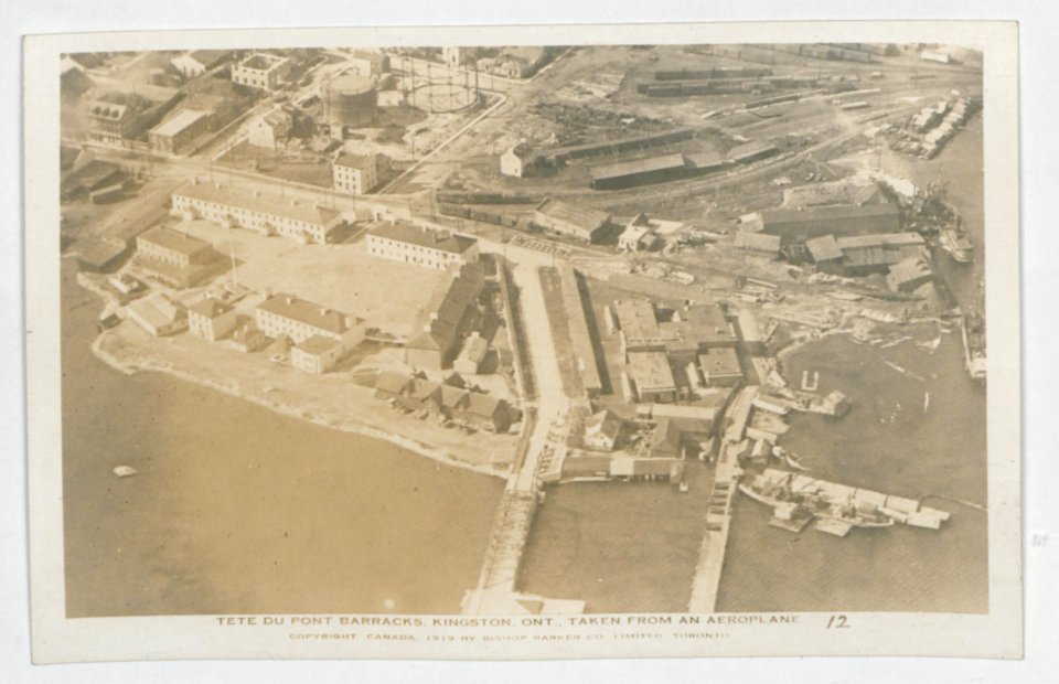 Kingston Ontario from the Air (HS85-10-36965) original