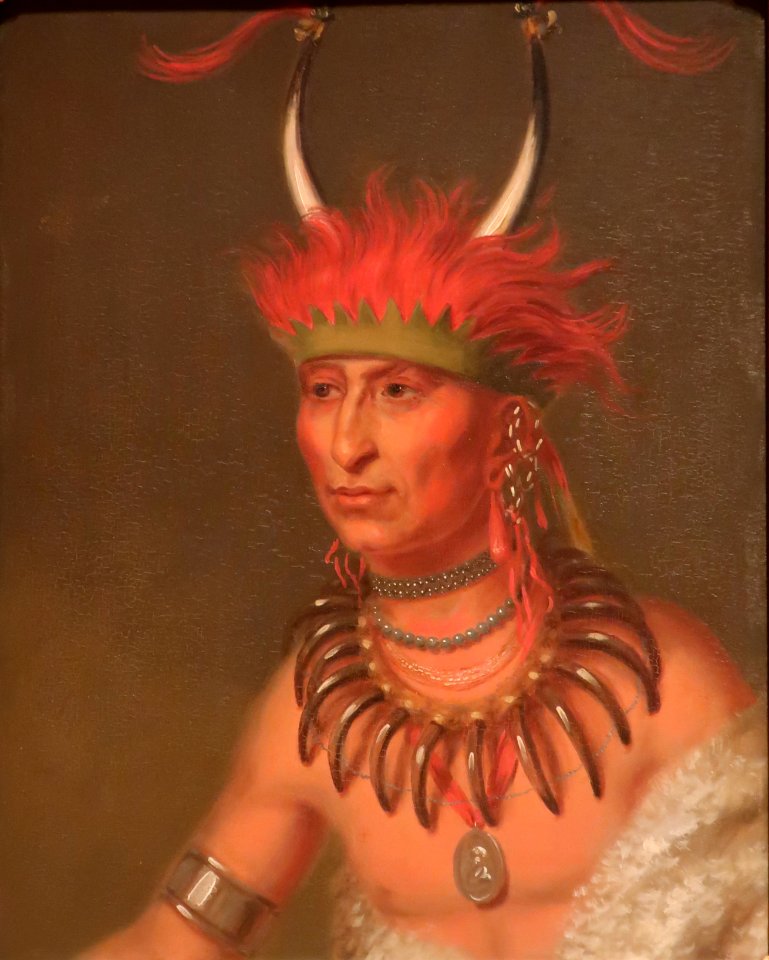 Shaumonekusse, Oto Half Chief by Charles Bird King