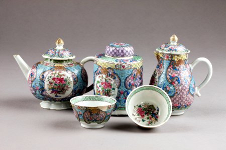 Kinesiska teservis i porslins - Hallwylska museet - 95739 photo