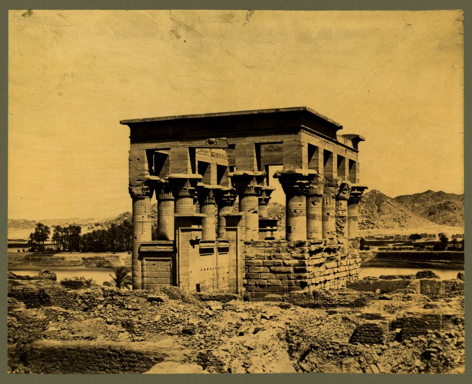 Kiosk of the Emperor Trajan (Pharaoh's Bed), Island of Philae, Egypt) - A. Beato LCCN2003690001