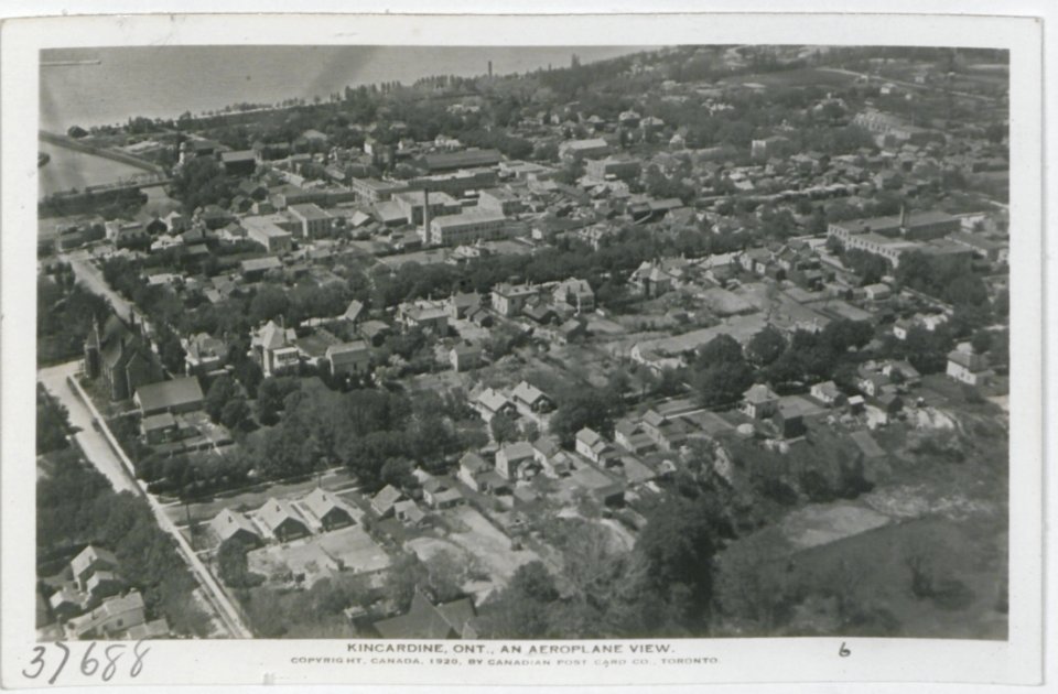 Kincardine Ontario from an Aeroplane (HS85-10-37688) original photo