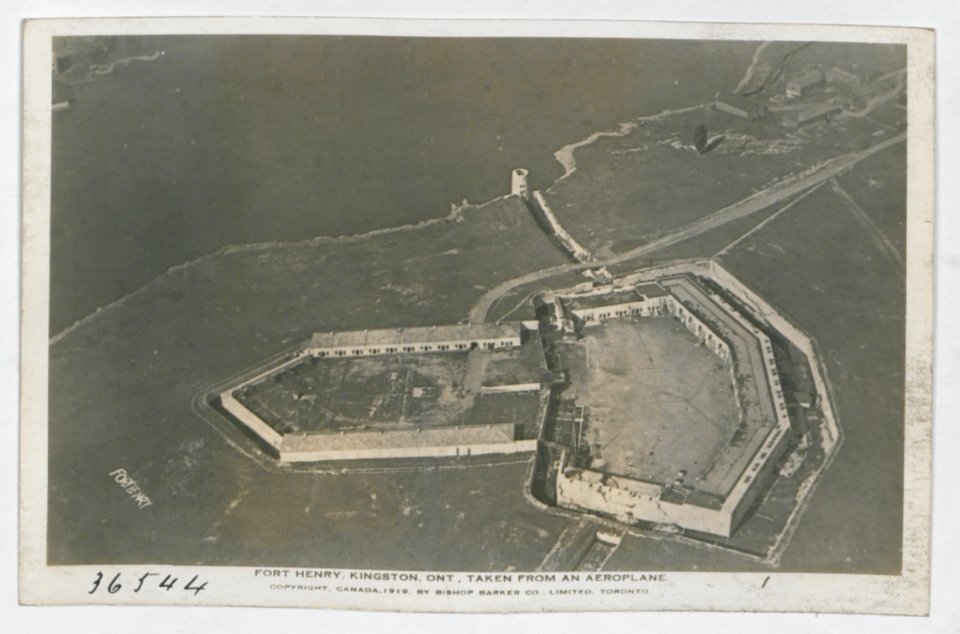 Kingston Ontario from the Air (HS85-10-36544) original