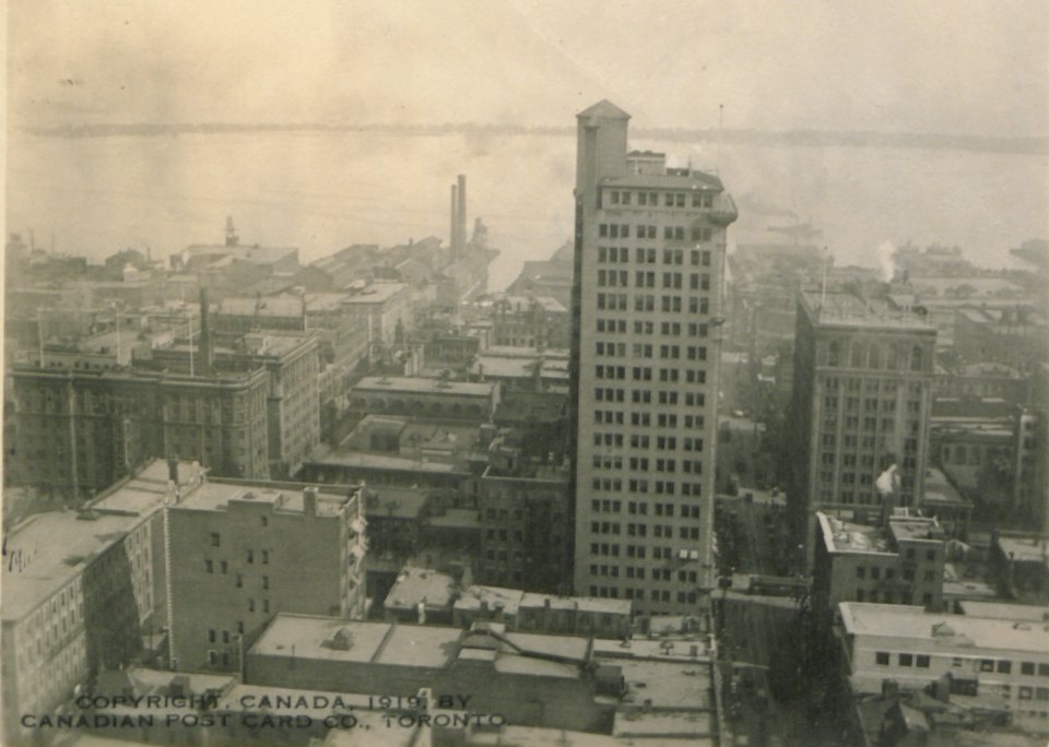 King and Yonge Streets from an Aeroplane (HS85-10-35729)