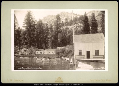 Kirby's, Emerald Bay, Lake Tahoe, Cal C.R. Savage Salt Lake.