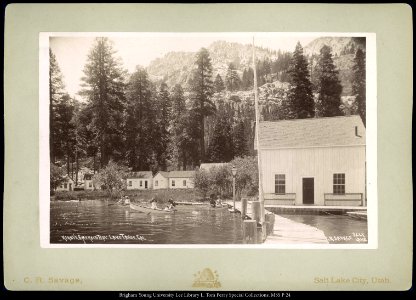 Kirby's, Emerald Bay, Lake Tahoe, Cal C.R. Savage Salt Lake. photo