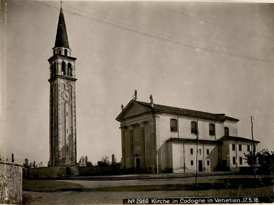 Kirche in Codogné in Venetien 17.5.18. (BildID 15618419)