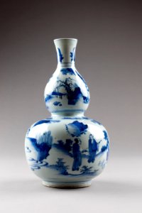 Kinesisk porslinsflaska från 1645-1655 - Hallwylska museet - 95598