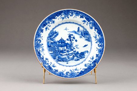 Kinesisk tallrik från 1770 - Hallwylska museet - 95758