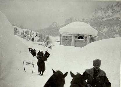 Kirche von Bad Moos im Winter 1916-17 (BildID 15520324)