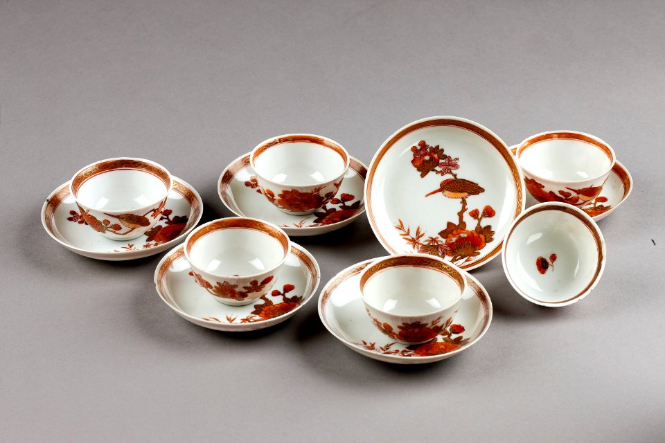 Kinesiska porslins koppar gjorda 1735-1795 - Hallwylska museet - 95714