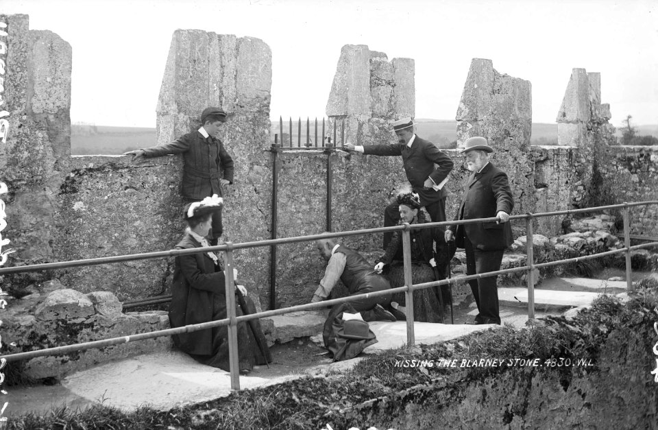 Kissing the Blarney Stone 1897