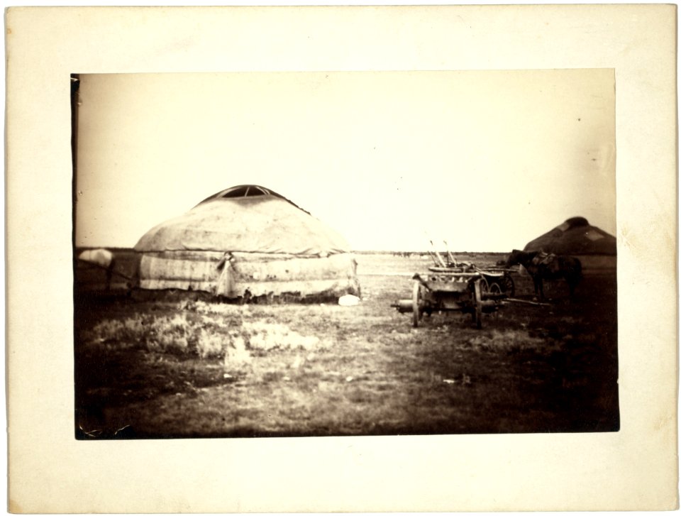 Kirghiz (i.e., Kazakh) aul or tents near Omsk LCCN99615492