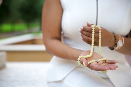Prayer beads meditation prayer photo