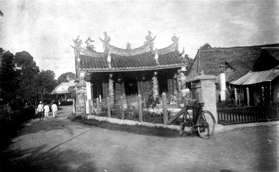 Kinesiskt tempel i Menado. Manado. Indonesien - SMVK - 010686