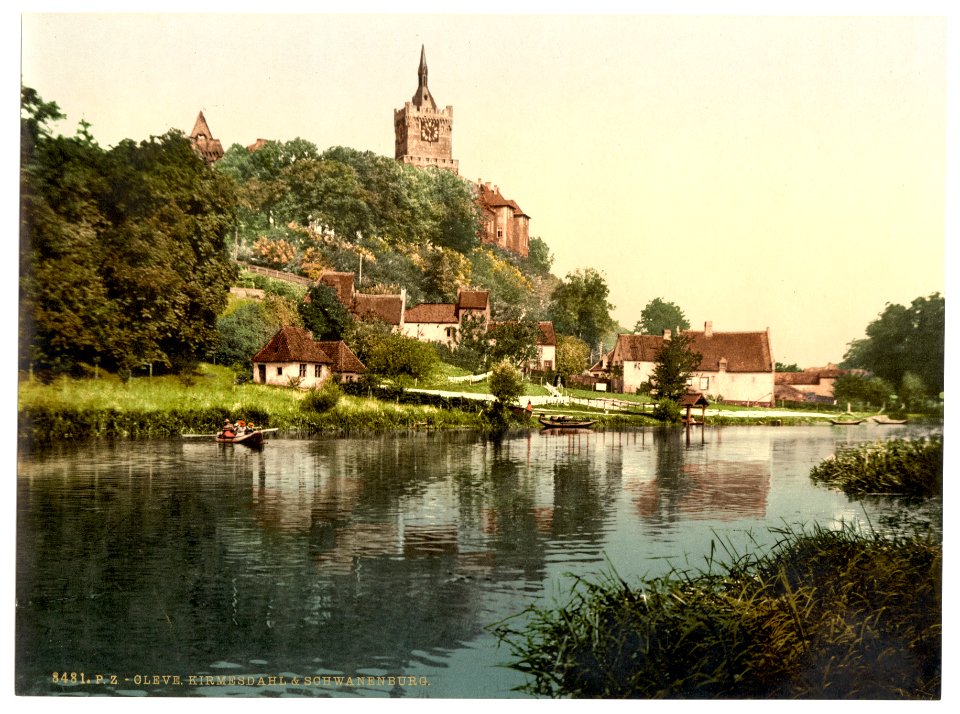 Kirmesdahl and Schwanenburg, Cleves, Westphalia, Germany-LCCN2002720812