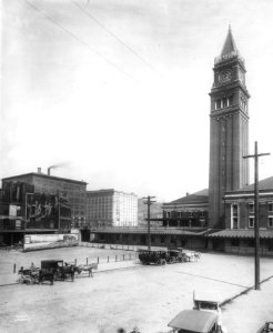 King Street Station, Seattle, 1913 (CURTIS 2090)