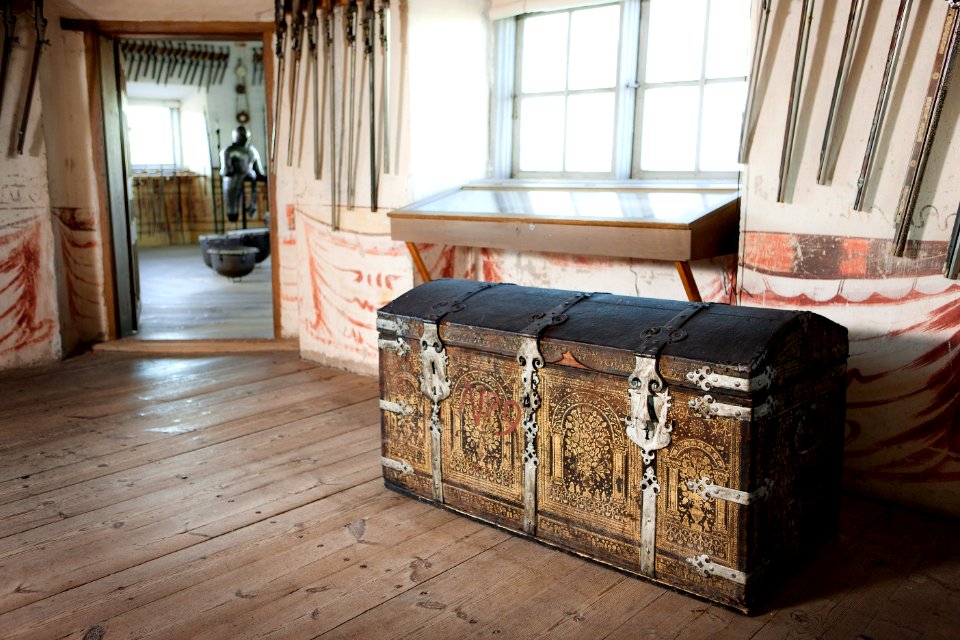 Kista av furu på Skoklosters slott - Skoklosters slott - 94301