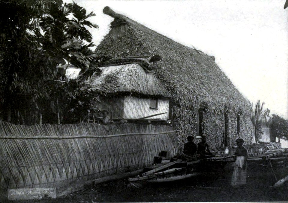 King's house at Mbau, Fiji, undated