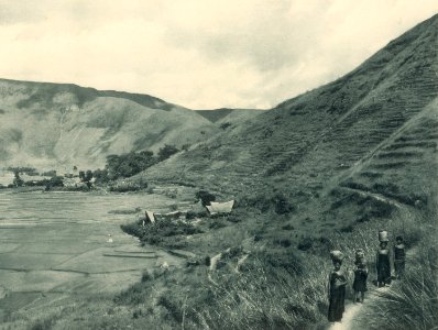 KITLV - 101147 - Kleingrothe, C.J. - Medan - View of Limbung near Lake Toba in Sumatra - circa 1905