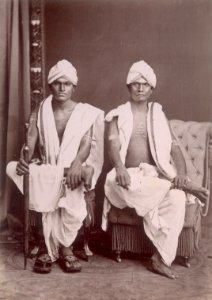 KITLV - 103787 - Two Indian men at Singapore - circa 1890
