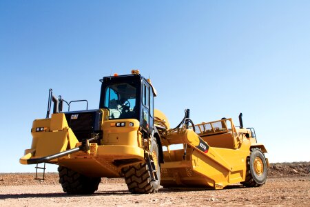 Caterpillar construction machinery construction work