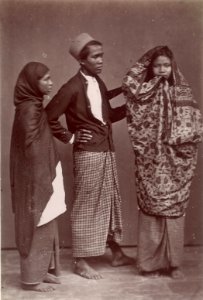 KITLV - 103769 - Malaysian company in Singapore - circa 1890