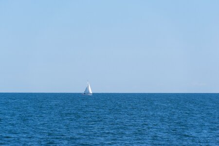 Sky blue maritime photo