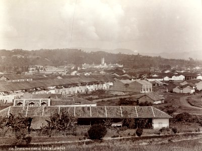 KITLV - 105899 - Lambert & Co., G.R. - Singapore - Panoramic view of Kuala Lumpur - circa 1900