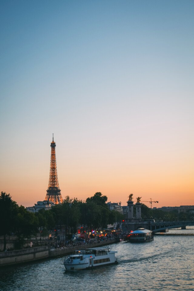 Night view travel sunset