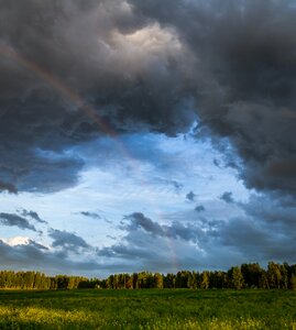 Storm outdoors rainbow