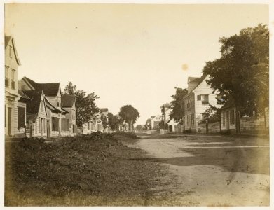 KITLV - 12679 - Keizerstraat in Paramaribo - circa 1890