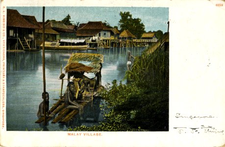 KITLV - 1403184 - Malay village - 1900-1906
