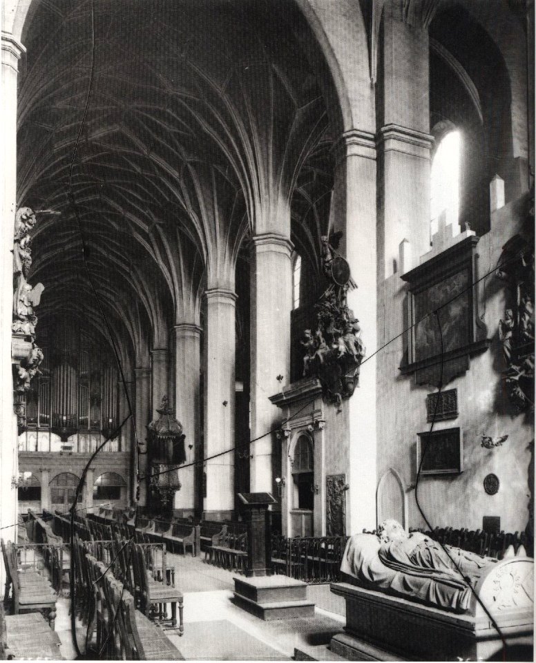 Kirche St Pauli innen Leipzig um 1900