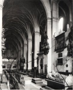 Kirche St Pauli innen Leipzig um 1900