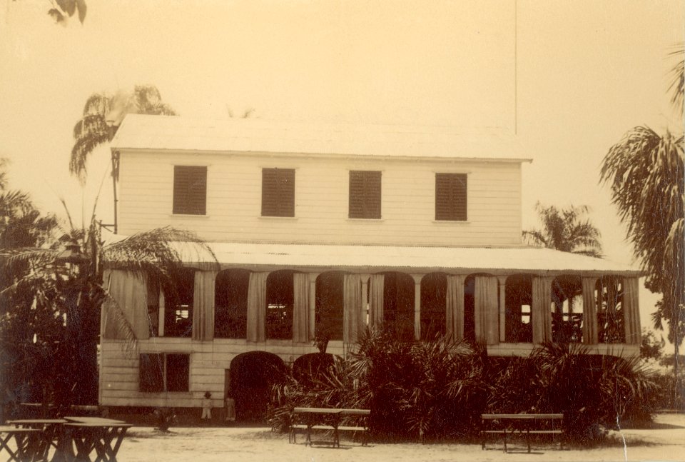 KITLV - 100649 - Club in Paramaribo - circa 1895