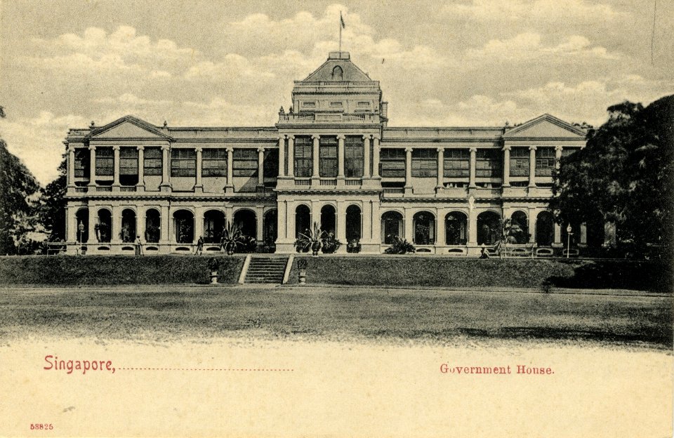 KITLV - 1404885 - Singapore, ... Government House. - 1895-1908