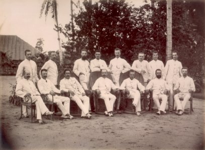 KITLV - 103476 - Lambert & Co., G.R. - Singapore-Deli - Administrators of the plantations of Tabak Maatschappij Arendsburg in Bedagai near Tebing Tinggi - 1887