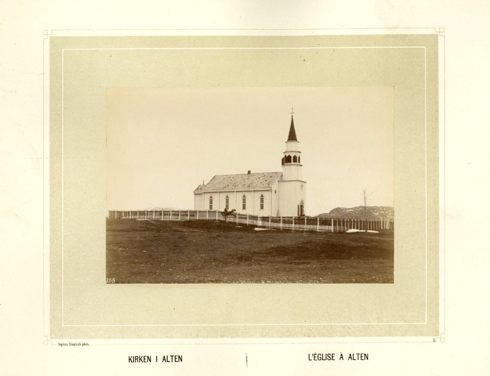 Kirken i Alta - Norsk folkemuseum - NF.15006-006