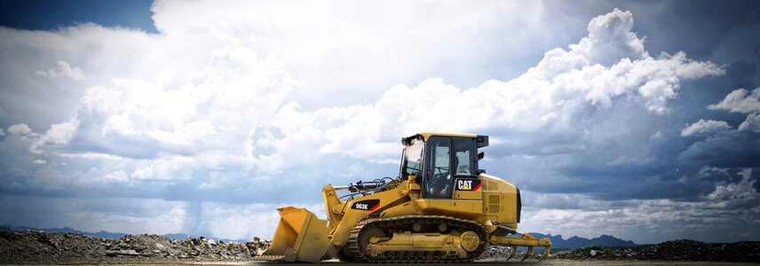 Caterpillar construction machinery construction work