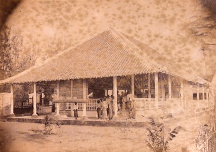 KITLV - 155216 - Buwalda, K. - Soerabaija - Javanese school in Surabaya - 1865