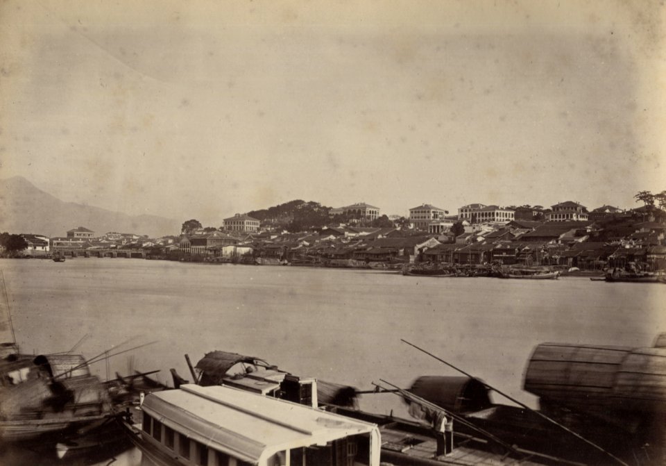 KITLV - 110085 - Port of Fuzhou in China - circa 1871