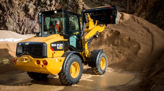Caterpillar construction machinery construction work
