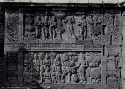 KITLV - 111755 - Kurkdjian - Soerabaia - Borobudur in Magelang - circa 1900